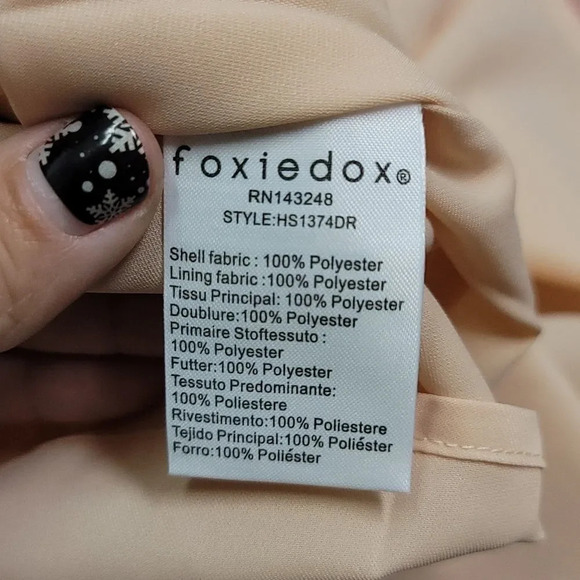 Foxiedox Stripe Pleated Shift Dress In Pink/coral/navy - Picture 11 of 11